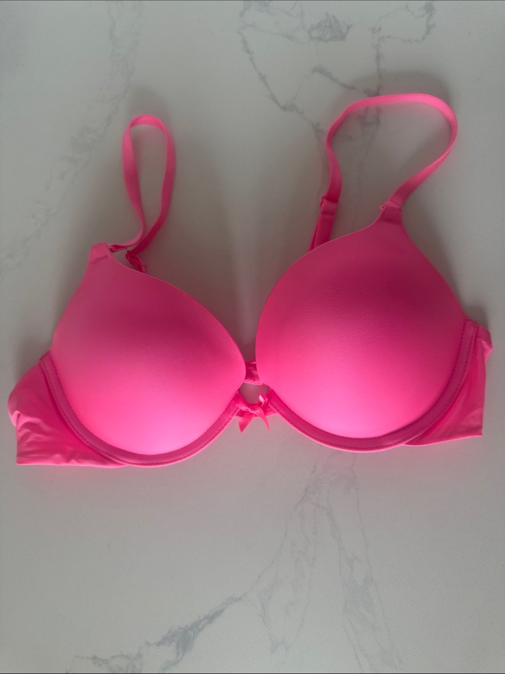 Victoria's Secret Neon Pink Push-Up Bra